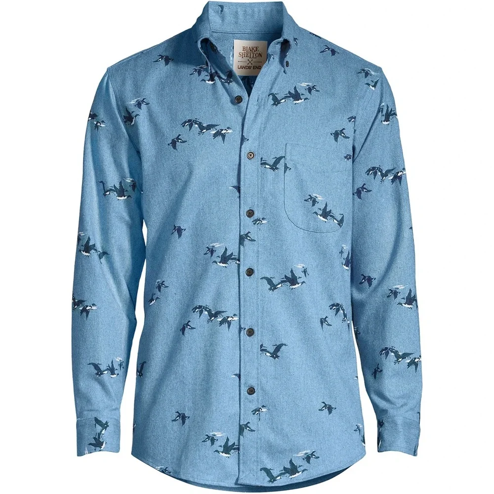 NWT Lands End x Blake Shelton Flannel size XL - Picture 1 of 5